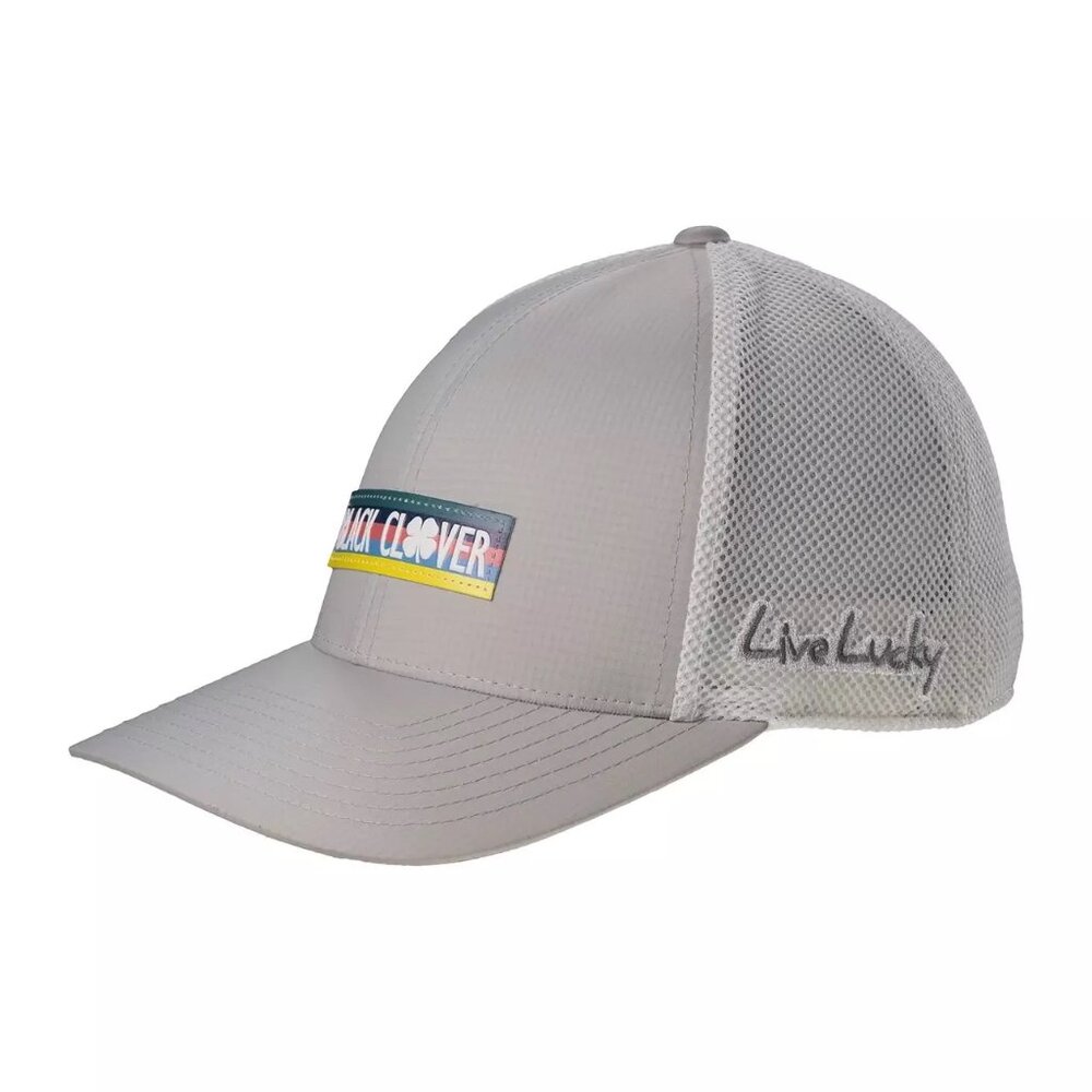 NEW Black Clover Live Lucky Nirvana HD Patch Snapback Golf Hat Gray Adjustable